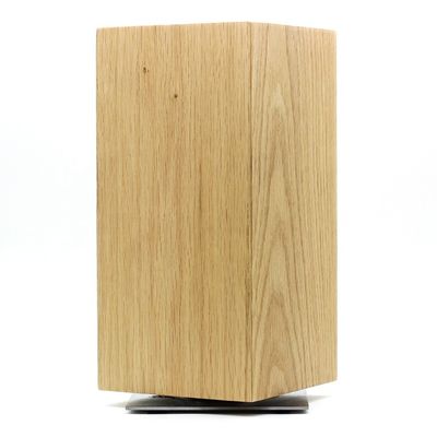 Sostenible 300x150x150mm 4 lados Bloque de cuchillo magnético 360 portacuchillo de madera giratorio
