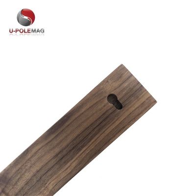Cuchillo magnético de nuez oscura de 16 pulgadas para pared Mantenga sus cuchillos al alcance