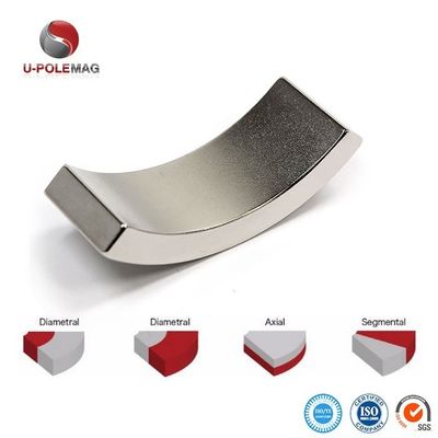 Grado 48SH Imán de segmento de neodimio epoxi para tolerancia de precisión del motor /-0,05 mm