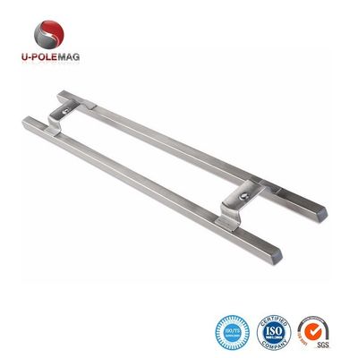304 Acero inoxidable Magnético Cuchillo Bar Rack con 6 ganchos y Magneto de ferrita Tipo 10 pulgadas