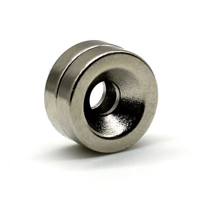 80-220 grados centígrados disco redondo Neodimio Magneto N52 NdFeB con agujero contra-sumido