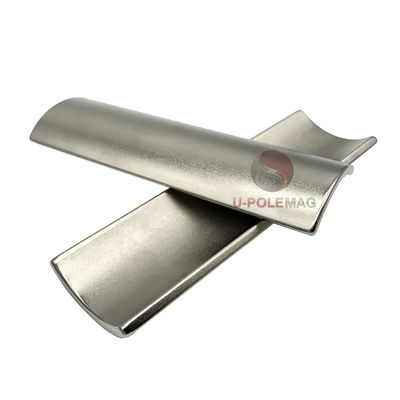 Segmento de imán de neodimio curvado de alta temperatura para motor industrial/generador con forma de arco