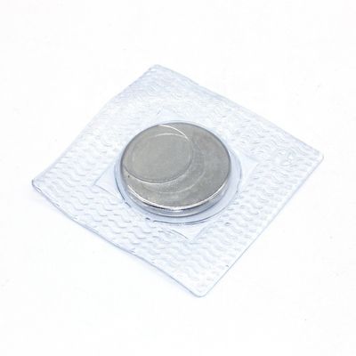 Imán de acero Imán de material de PVC Botón de imán N52 Potente Imán redondo de neodimio de tierras raras