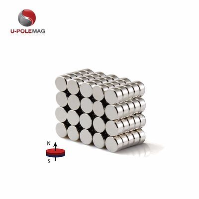 D10 N52 Magneto de disco de neodimio redondo de tamaño pequeño con espesor y dirección del magnetismo