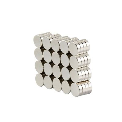 Tolerancia de precisión de /-0.1mm N38 doble lado Neodimio Magneto de disco para el embalaje de la caja regalo