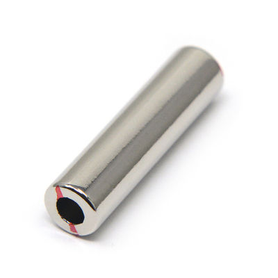 Servicio de corte personalizado Permanente Magnetizado axialmente diametralmente N52 Magneto de neodimio cilindro hueco