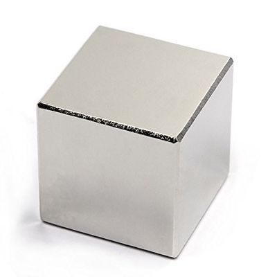 Imán industrial N52 Imán de neodimio 1" Cubo con servicio de corte de imán NdFeB