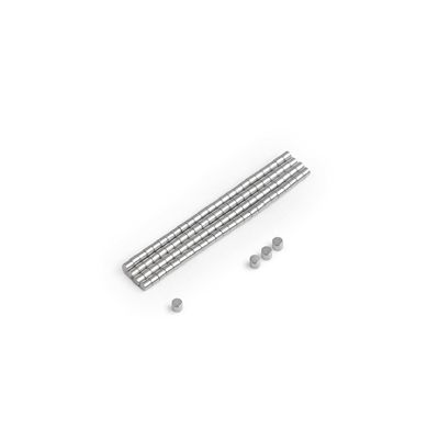 Disco magnético de neodimio N52 recubierto de níquel 1 mm x 1 mm con recubrimiento epoxi y tolerancia ± 1%