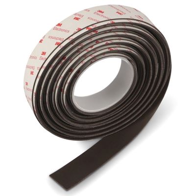ISO9001 2008 Certificado 1m 10x1.5mm Neodimio cinta adhesiva magnética Flexible y fácil