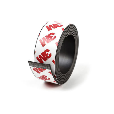 Banda magnética de caucho flexible personalizada con adhesivo 3M L1MxW20xT1mm Tolerancia ± 1%