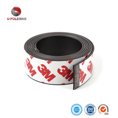 Banda magnética de caucho flexible personalizada con adhesivo 3M L1MxW20xT1mm Tolerancia ± 1%