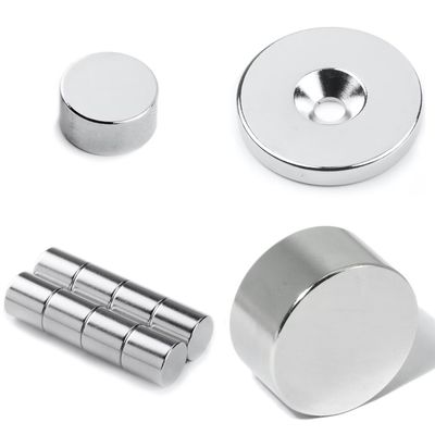 15-20 días Tiempo de entrega de la muestra Revestimiento de plata N52 NdFeB Magnet Arc Block Ring Disc Magnet