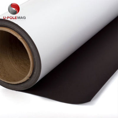 Rollo magnético de caucho PVC blanco/Rollo de lámina magnética permanente/Material del rollo magnético