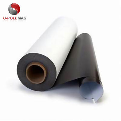 Rollo magnético de caucho PVC blanco/Rollo de lámina magnética permanente/Material del rollo magnético