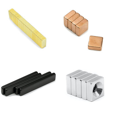 50X25X10mm Ndfeb Grado N35 Materiales magnéticos de neodimio para una tolerancia precisa /-0,05mm