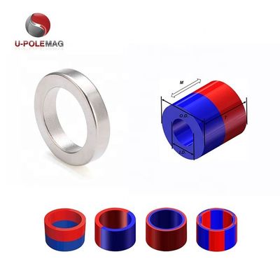 Magnético de anillo de neodimio personalizado de alto grado de recubrimiento duradero para motor de eje de rueda