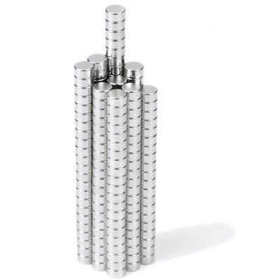 Imán de neodimio en forma de disco pequeño N52 permanente de 4 mmx2 mm para aplicaciones industriales
