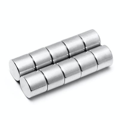 Disco magnético de neodimio de 12 mm N52 de alta resistencia en forma de bloque con recubrimiento de epoxi negro