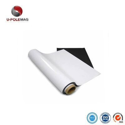 Muestra Magneto de caucho isotrópico Flexible Hoja de cartón blanco de borrado en seco Rollo de borrado de PVC Muestra negra