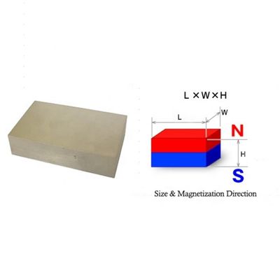 Servicio de corte SmCo Magneto rectangular de 5-16 mm de resistencia extrema Barra de bloque magnético