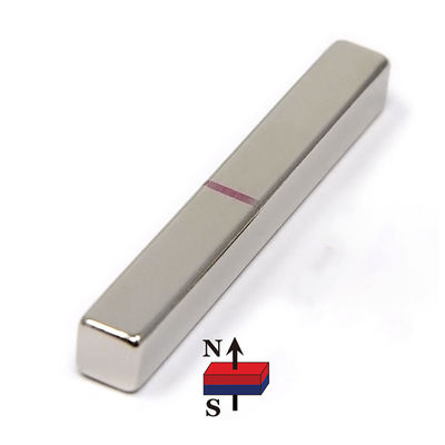 Magnetos permanentes de barras de neodimio NdFeB de tierras raras de doble cara 35 x 20 x 5 mm