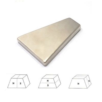 Magneto trapezoide de neodimio N48 de tamaño personalizado para generador de viento de vibrador de temperatura