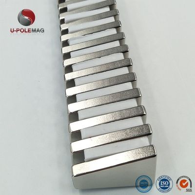 Magneto trapezoide de neodimio N48 de tamaño personalizado para generador de viento de vibrador de temperatura
