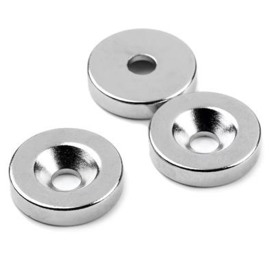 Magnetos para agujeros con revestimiento de níquel con N52 Neodimio de tierras raras