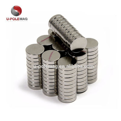 Mini redondo magnético de disco de neodimio D10 N35 N52 Revestimiento de oro para la eficiencia de corte