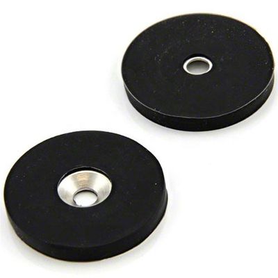 Magnético de disco NdFeB de base magnética impermeable con recubrimiento de caucho y tamaños personalizados