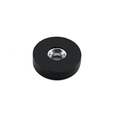 Magnético de disco NdFeB de base magnética impermeable con recubrimiento de caucho y tamaños personalizados