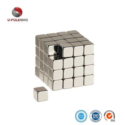 ± 1% Tolerancia N35 N52 5mm Cubo Magneto de neodimio 1.14KG Tirar con el sistema ISO9001 2000
