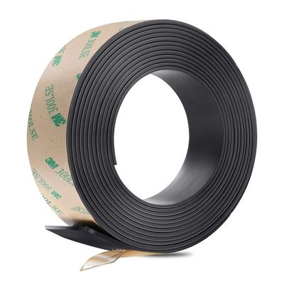 Cinta magnética de neodimio flexible 30x1,5 mm con adhesivo permanente y servicio de corte