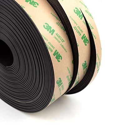 Cinta magnética de neodimio flexible 30x1,5 mm con adhesivo permanente y servicio de corte