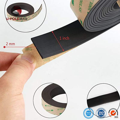 Cinta magnética de neodimio flexible 30x1,5 mm con adhesivo permanente y servicio de corte