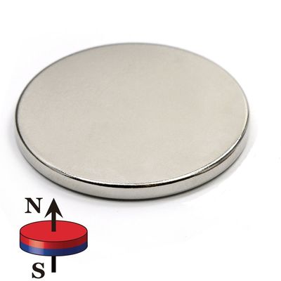 Magnetos de disco adhesivos de neodimio de doble cara con sujeción permanente y recubrimiento de Ni-Cu-Ni