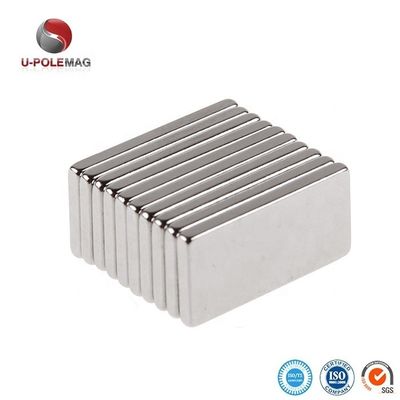 Magnetos rectangulares de neodimio versátiles con resistencia permanente y recubrimiento de níquel