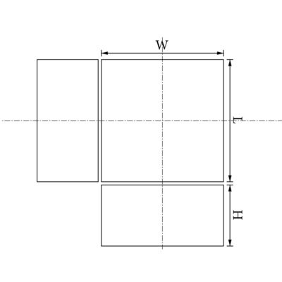 Sistema ISO9001 2000 N42 Imán de neodimio Neodimio 100x20x10 para los imanes de bloque N52 fuertes