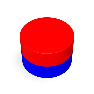 Anillo magnético de neodimio D25 T3 tubo de disco Magneto de magnetismo permanente espesor de dirección