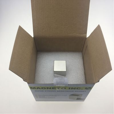 ISO14001 2004 Grado NdFeB Magneto cúbico N52 personalizado Magneto de neodimio permanente de tierras raras