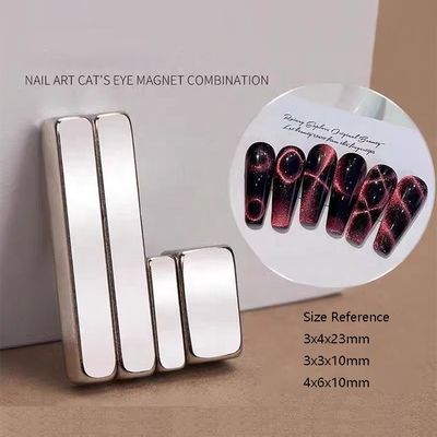 Crea uñas únicas de ojo de gato con el kit de uñas de barras de neodimio personalizado